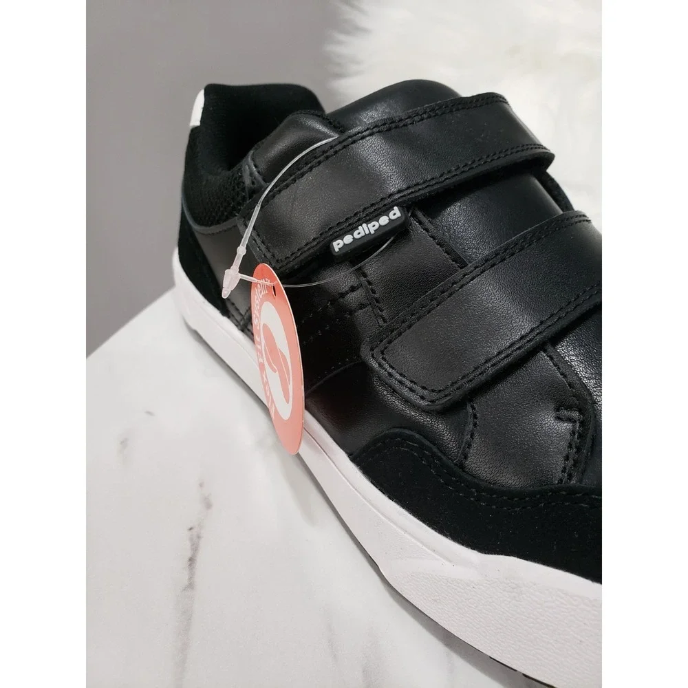 NEW EASY ON SIZE 3.5 Pediped Flex Acuna UNISEX BOY GIRL KIDS YOUTH BLACK SNEAKER
